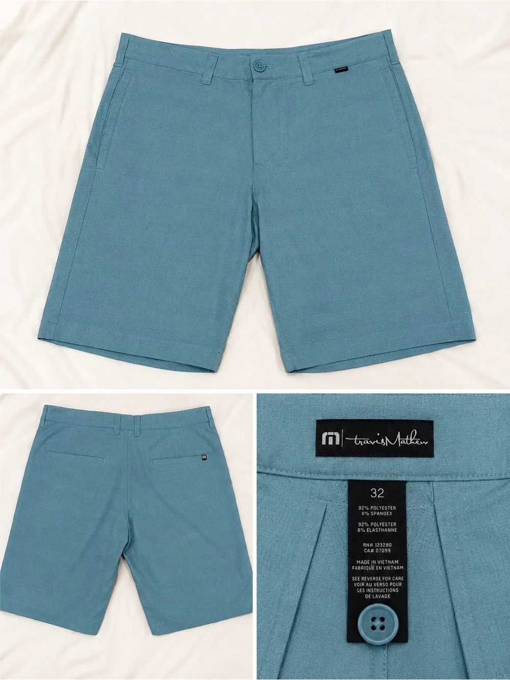 Travis Mathew Men’s Performance Golf Shorts (2 pairs)